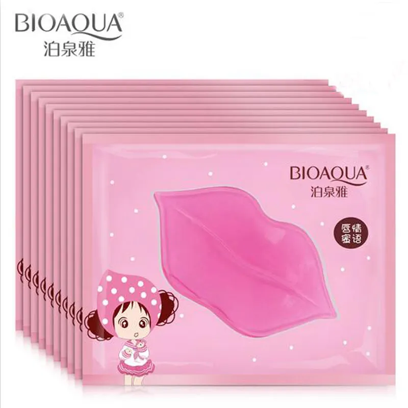 BIOAQUA/коллагеновая маска для губ с кристаллами увлажняющая - Цена: 18,38 руб.