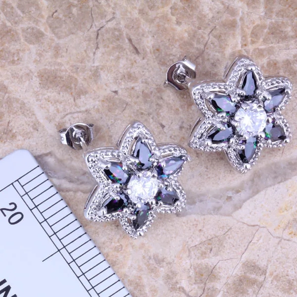 Комплект из кольца серёг и с фианитом | Украшения аксессуары