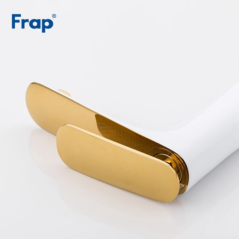 Frap кран для раковины водопроводные краны ванной комнаты твердая латунь белый с