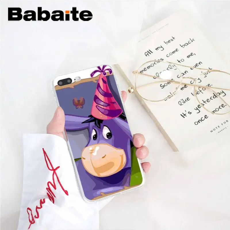 A4 Babaite Baby Eeyore Donkey специальный чехол для телефона для iPhone 8 7 6 6S Plus 5 5S SE XR X XS MAX 10 11 11pro 11promax - Цвет: A4