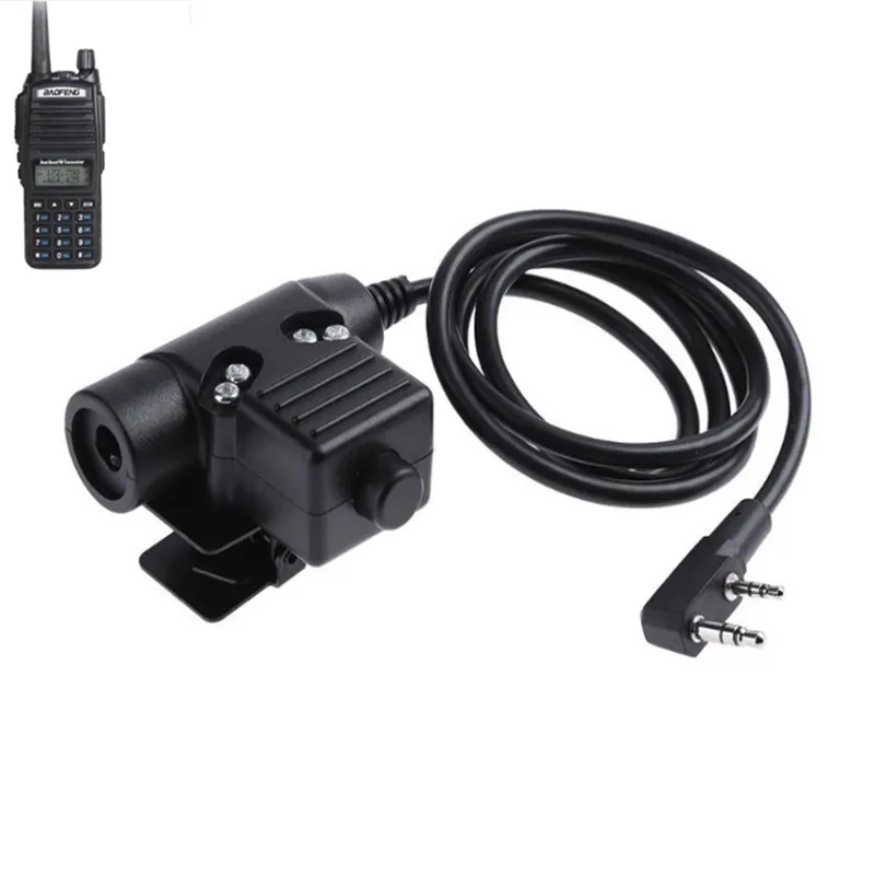 Тактический разъем для наушников U94 baofeng UV5R UV82 UV5RE A58 рации kenwood|Рации| |