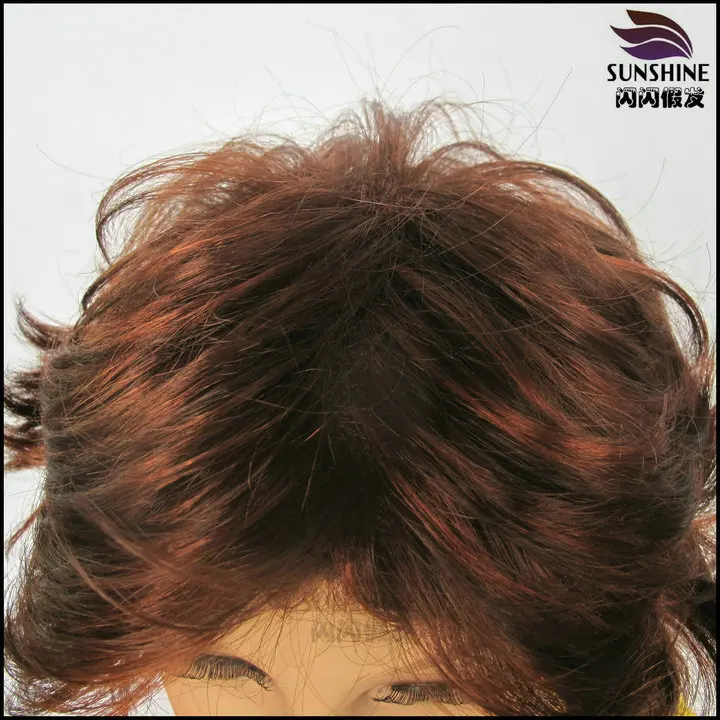 100% imported high quality hair wigs exported to Europe and end of a single mom short red wine|wine glass|wig clampwine shorts |