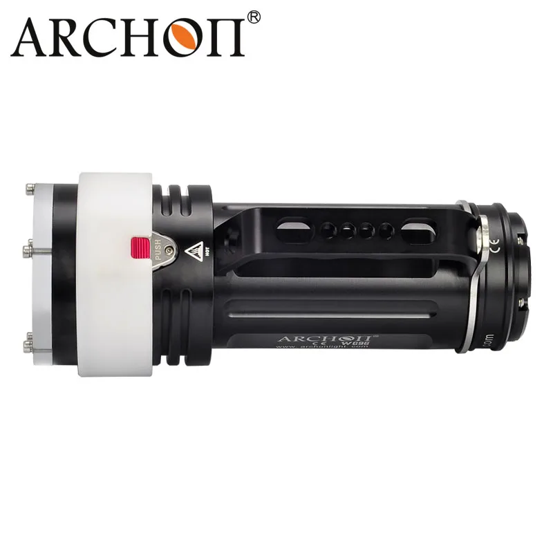 ARCHON WG96 DG90 перезаряжаемый факел для дайвинга LED 2200lm подводная лампа 200M