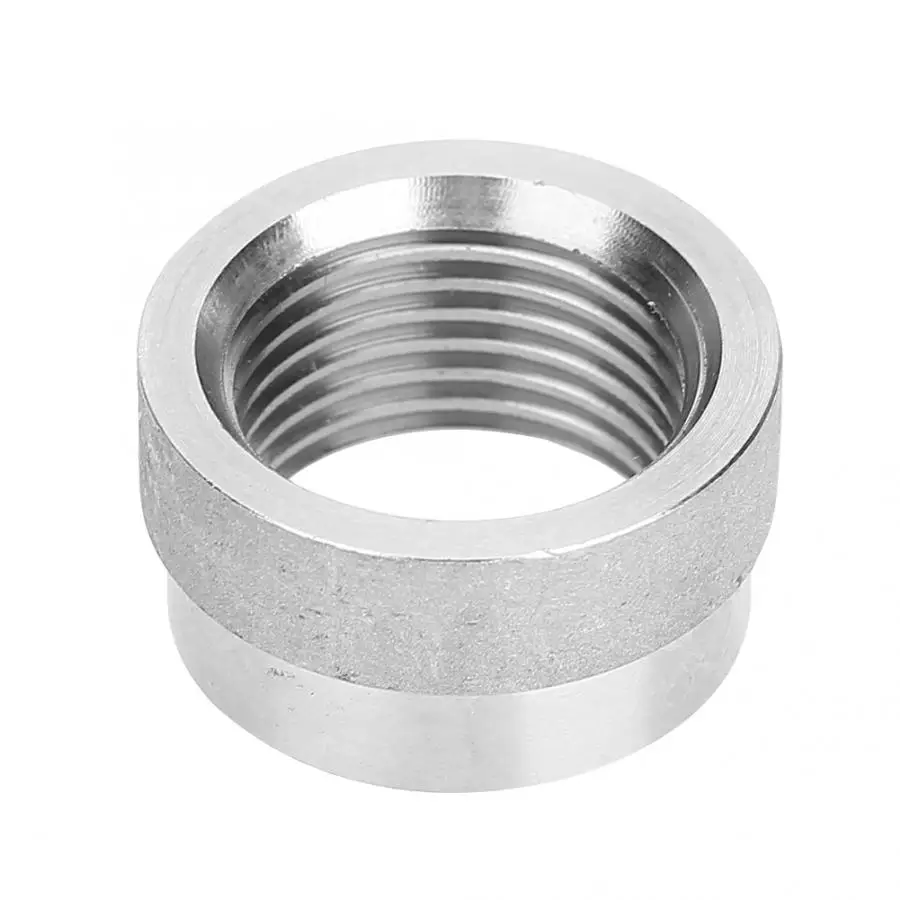O2 Oxygen Sensor Stepped Recessed Nut Bung Fit for M18 X 1.5 Threads-304 Stainless Steel Nut Bung