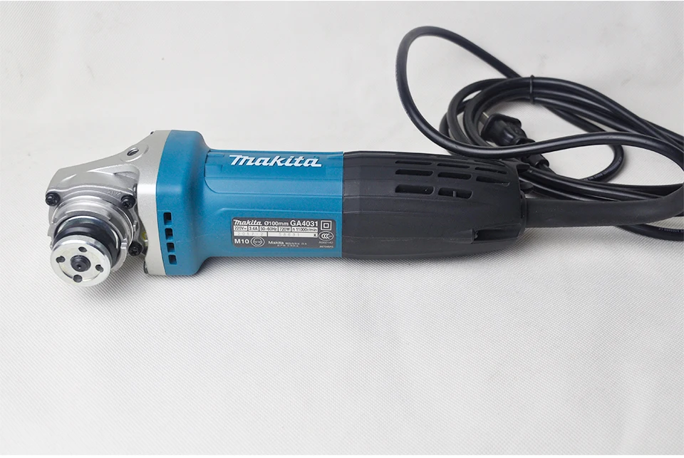 Японская угловая шлифовальная машина Makita 720 Вт 11000 об/мин GA4031 эргономичный дизайн угловая шлифовальная машина GA4030 100 мм " для резки металла