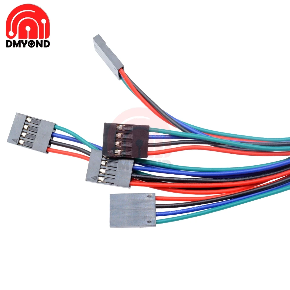 4 контакта 4P 70 см разъем Мама мама перемычка Кабель Dupont соединитель для Arduino 3D