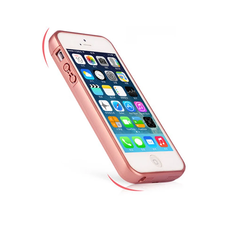 Высокое качество 4000 мАч внешний аккумулятор зарядное устройство чехол для iPhone5 5S