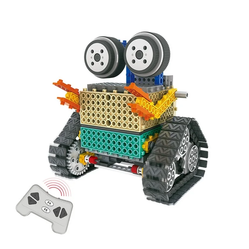 179Pcs/Set Remote Control Robot Building Blocks Toy Children DIY STEM Learning Educational Kits Creative Toys Kids Gift | Игрушки и