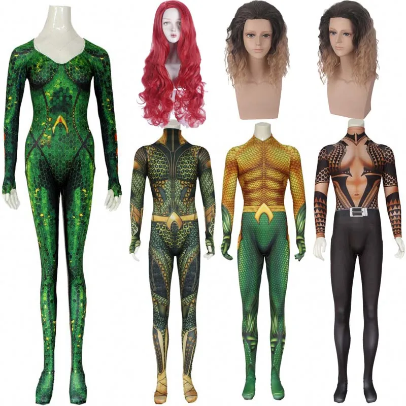 Для взрослых женщин и мужчин фильм Лига справедливости Аквамен Артура Карри мера