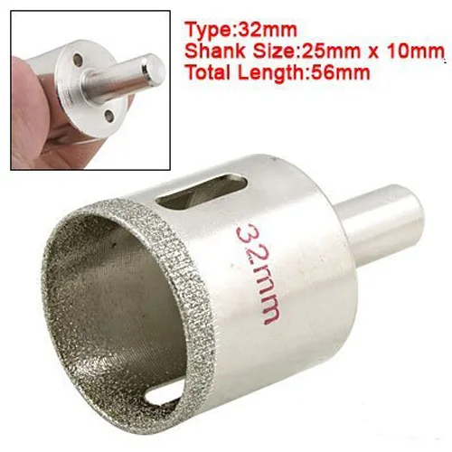

SODIAL(R) Glass Tile Hole Cutting Saw Drilling Tool w 32mm Diameter