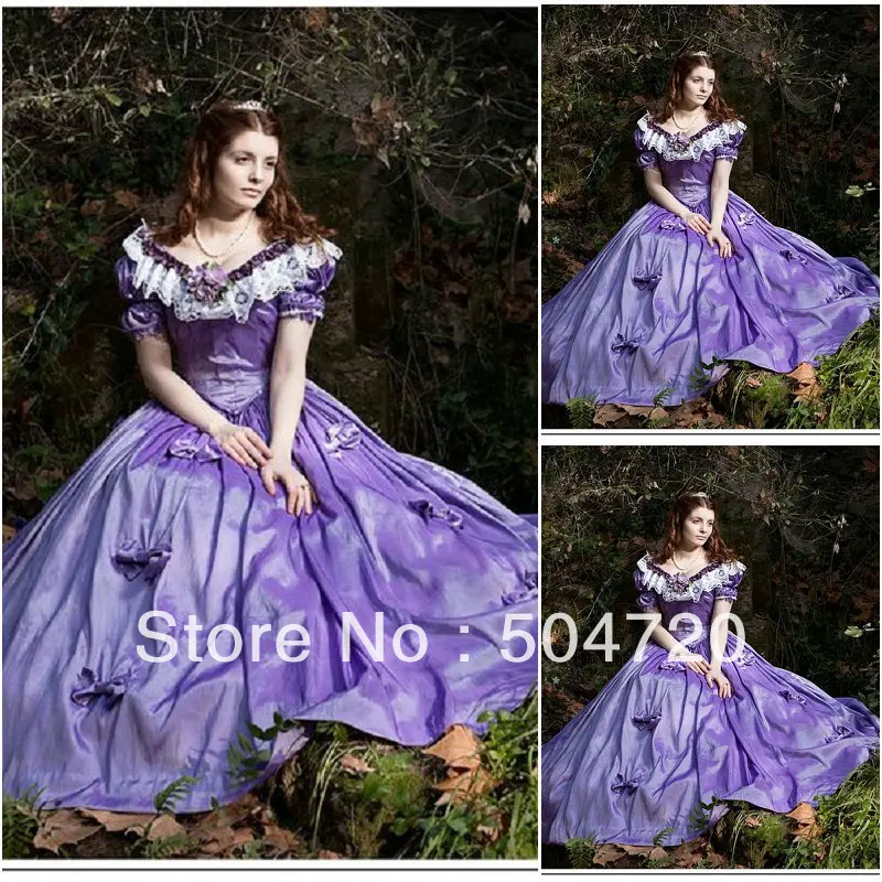 Романтическое бальное платье в стиле лилии времен Гражданской войны 1920-х годов