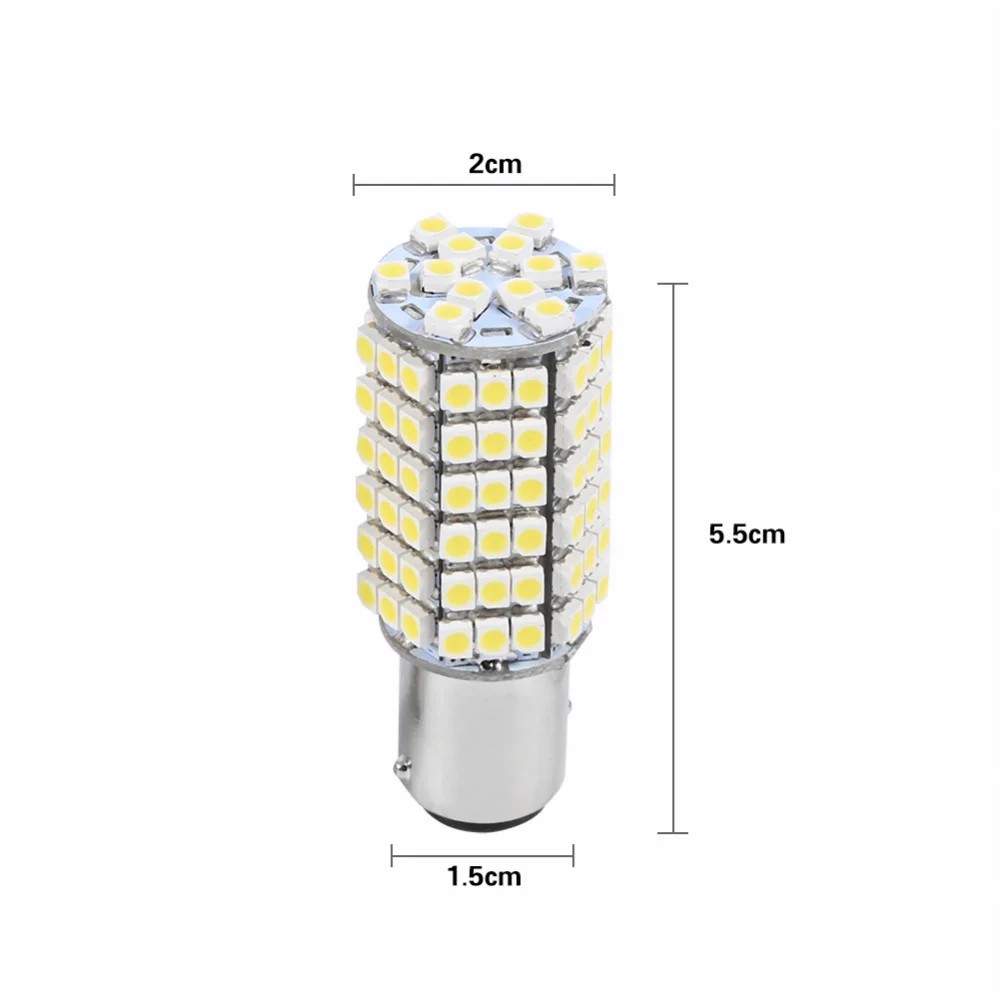 2 шт. 1157 BAY15D 120 SMD задний стоп сигнал поворота/задний светодиодный фонарь ные лампы