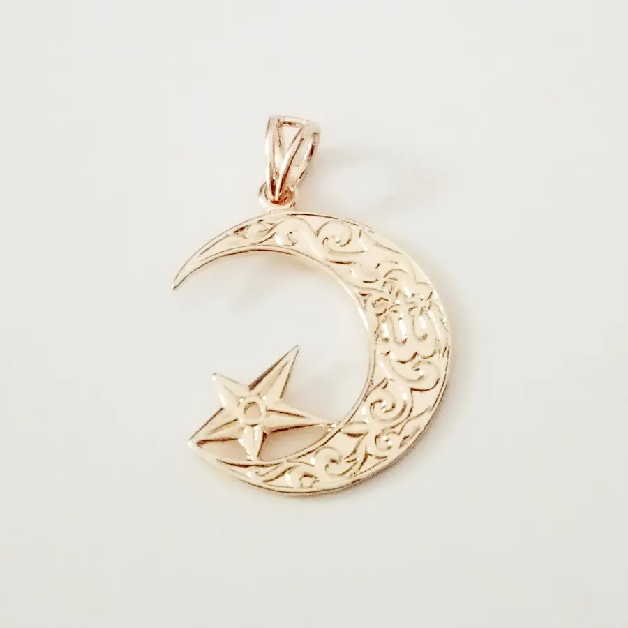 Мусульманские кулоны традиционная Женская и мужская бижутерия цвет розового