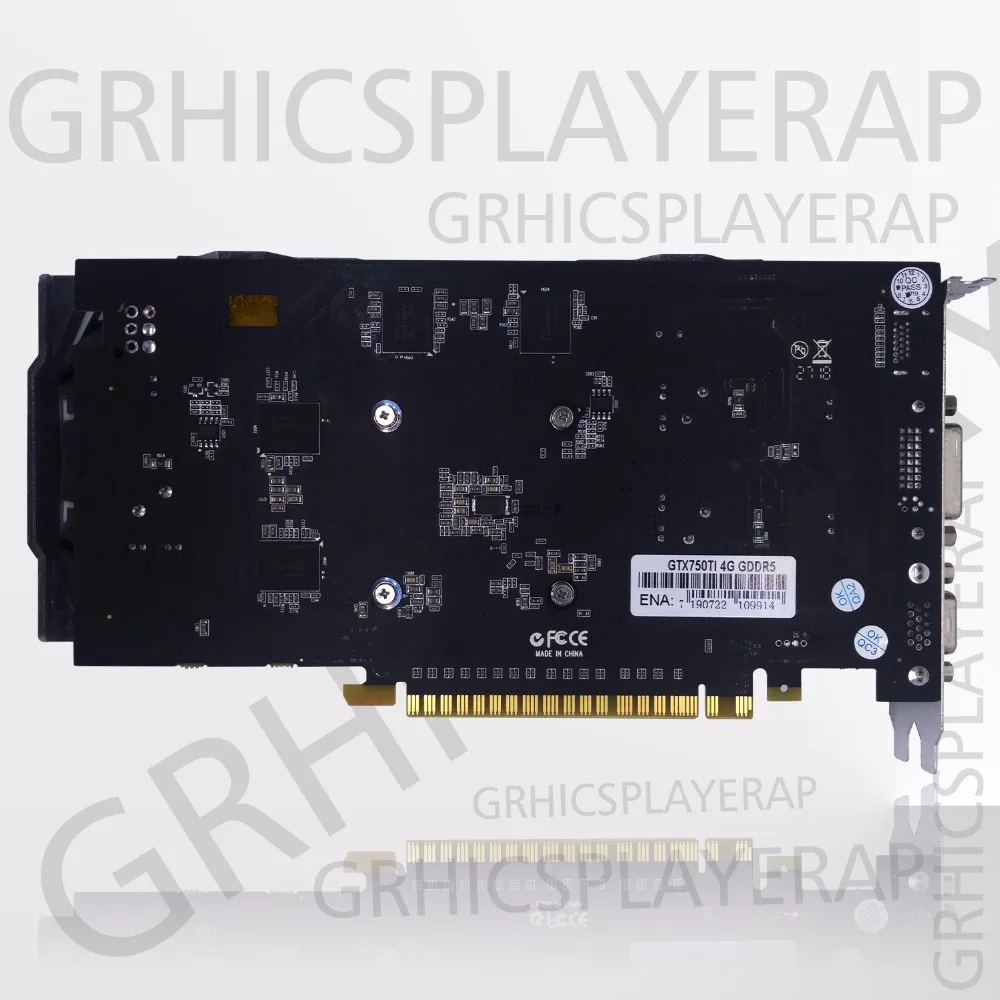 Графическая карта PCI E GTX750ti GPU 4G DDR5 для игрового ПК nVIDIA Geforce 4096 Мб|Видеокарты| |