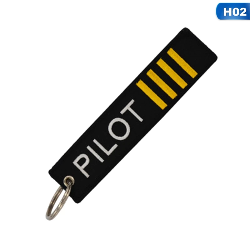 2 Remove Before Flight ключ цепи брелок с вышивкой для мотоцикла ключевые теги, что мы говорим на бог смерти Chaveiro - Цвет: 2