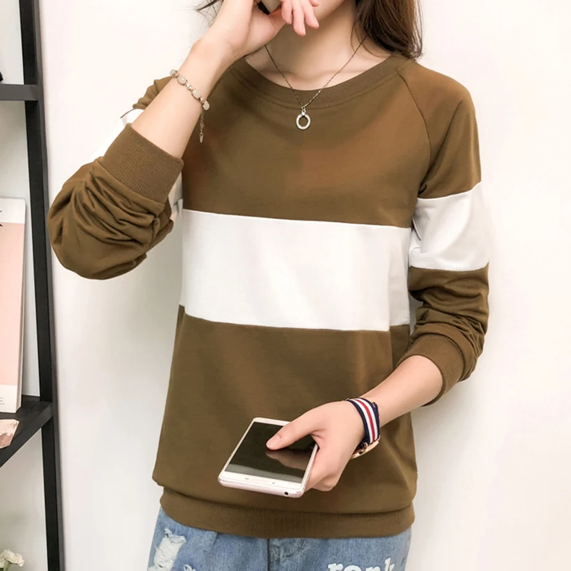 Shintimes футболка Femme Camisetas Mujer Poleras де Moda 2021 с длинными рукавами из хлопчатобумажной
