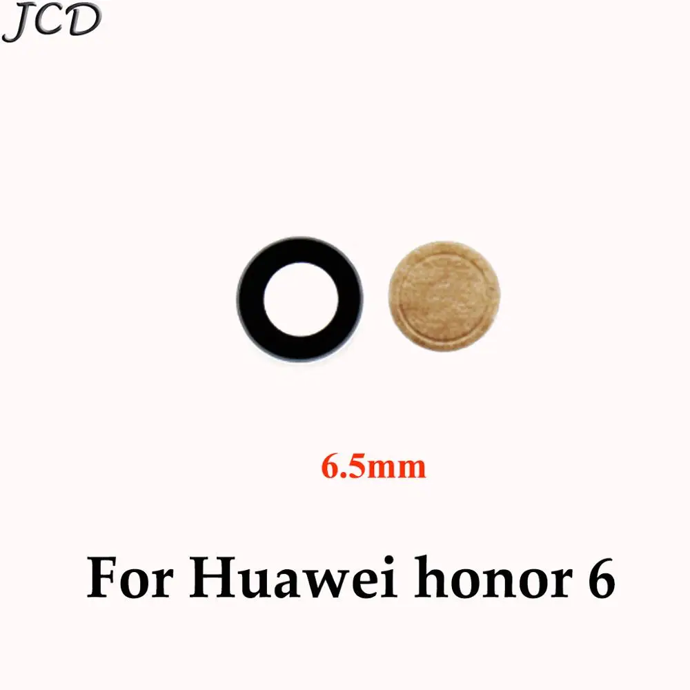 JCD 1 шт. Черная задняя крышка объектива камеры для Huawei Honor 6 3C 4X 3X G510 7 7I V8 4A 5X Plus