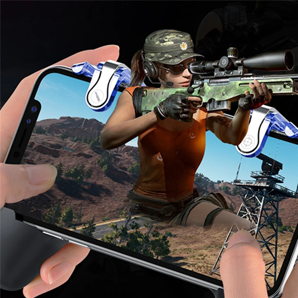 Мобильный телефон PUBG геймпад для iphone iOS и Android смартфоны L1 R1 игра шутер контроллер