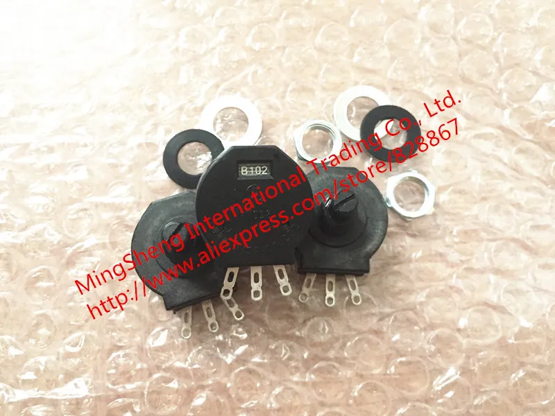 Оригинальный новый 100% электрический сварочный потенциометр машины RVS28P-B102-16/3 Запчасти для сварочного аппарата RVS28 B102 1K RVP28 (переключатель)