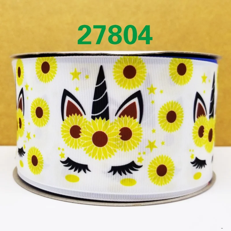 Free shipping 50 yard cartoon printed grosgrain ribbon 27844 | Дом и сад
