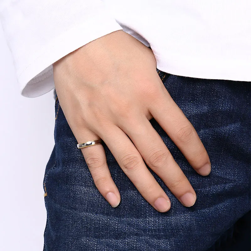 Stainless Steel Simple Ring Classic Wedding Rings for Women Jewelry USA Size 6 to 8 | Украшения и аксессуары