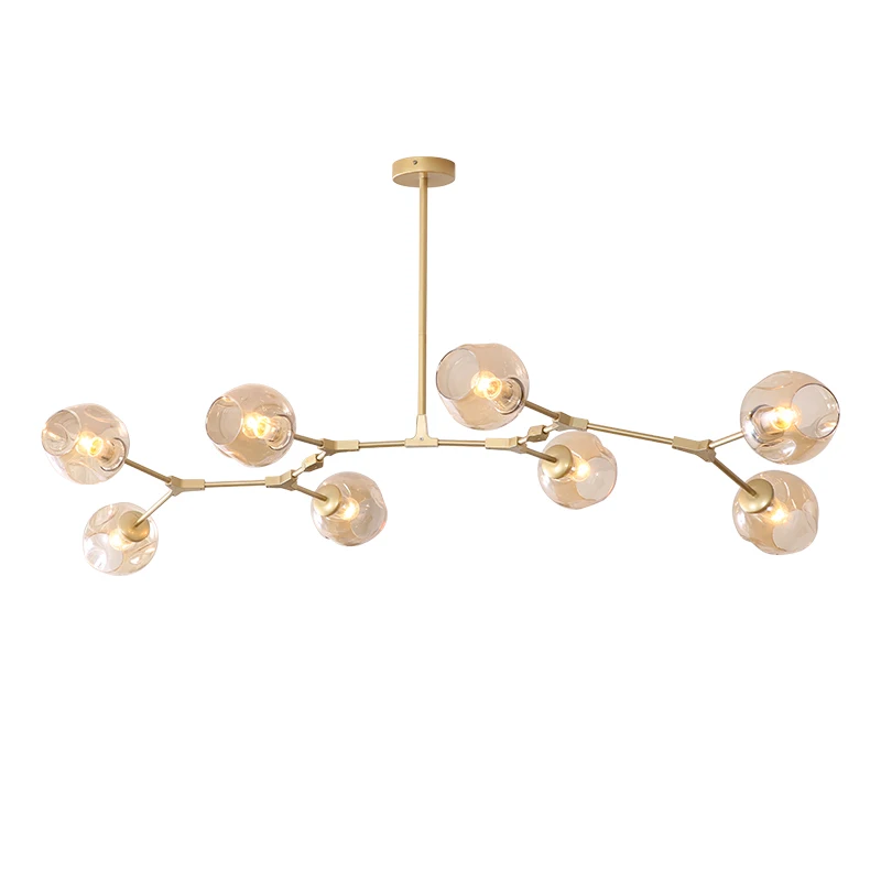 Люстра в скандинавском стиле для гостиной Современная атмосферная столовая