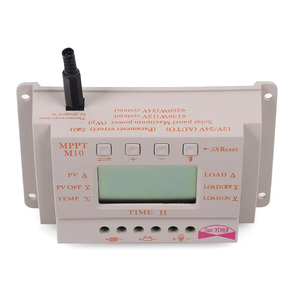 LCD 10A MPPT регулятор заряда батареи 12 V/24 V 130 W/260 W A391 APJ|battery module|batteries batteriesbattery radio alarm