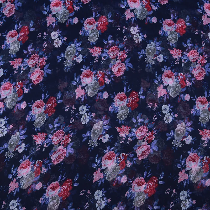 Женская летняя вискозная шаль с цветочным принтом модная длинная головная