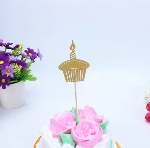 1 шт. Разноцветный флаг для торта на день рождения|flag topper|for weddingdecoration supplies |
