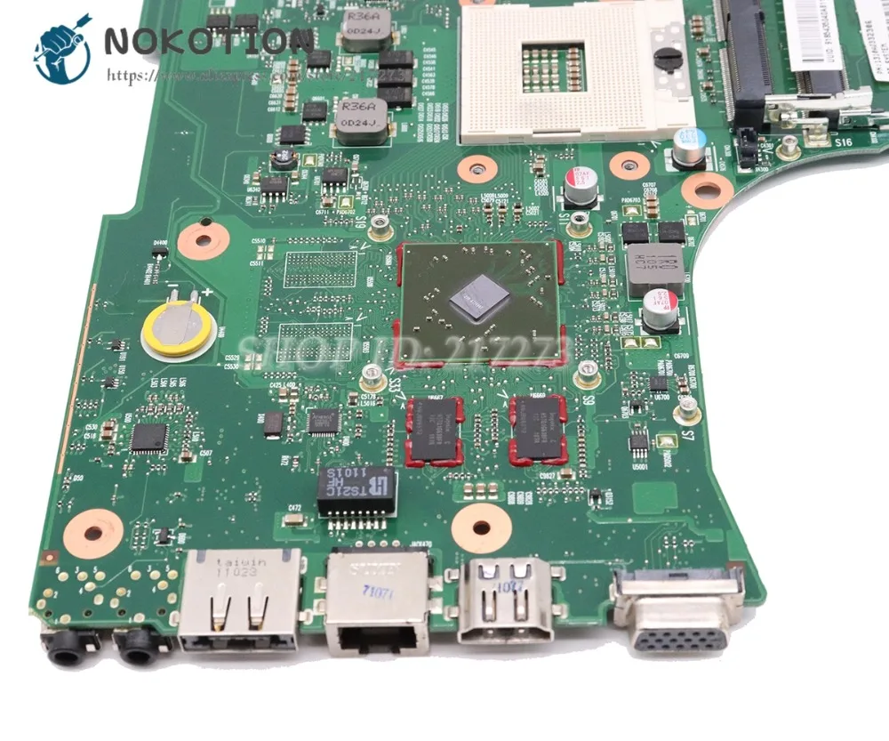 Материнская плата NOKOTION для ноутбука Toshiba Satellite L650 L655 HM55 DDR3 HD4500 gpu V000218030 V000218130 V000218140