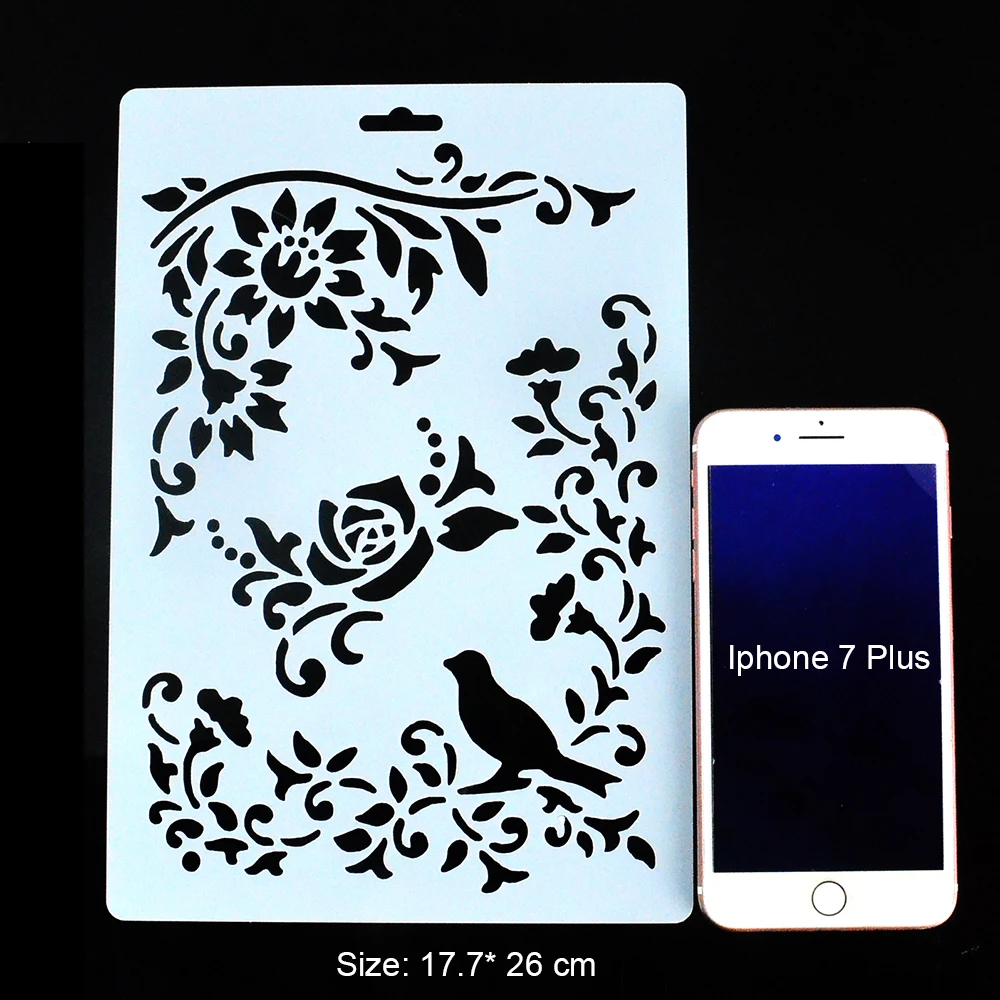 Поделки своими руками трафарет для наслоения настенного рисунка скрапбукинга