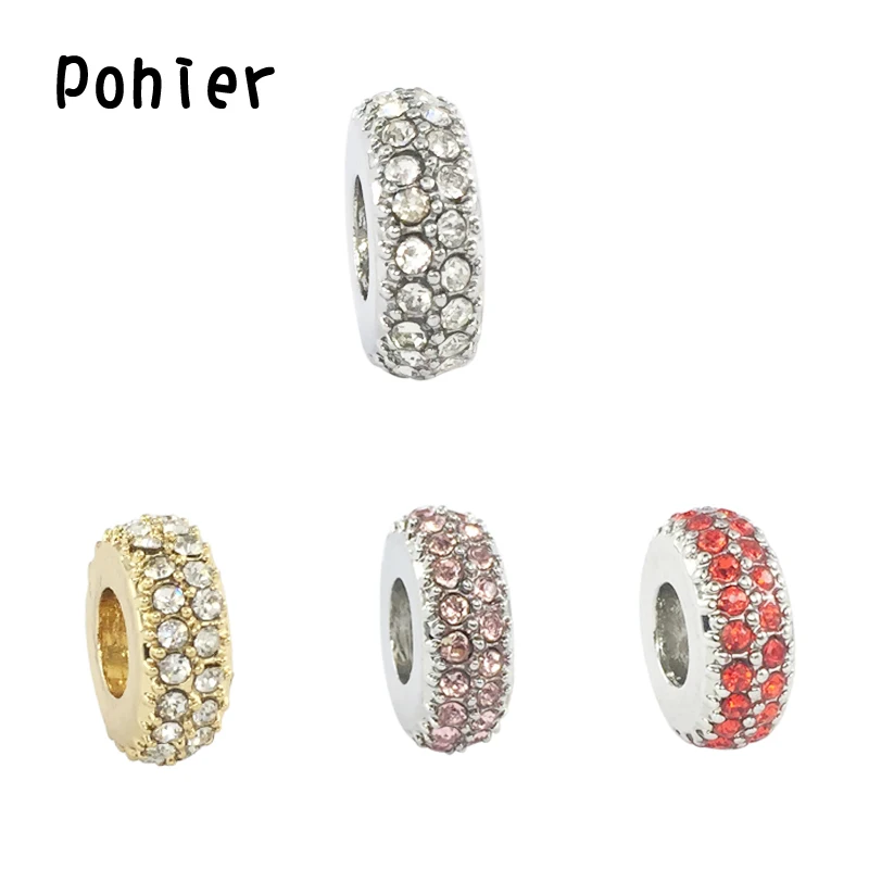 Вдохновение в кристаллах Шарм-бусины браслет и браслеты модный DIY ювелирный