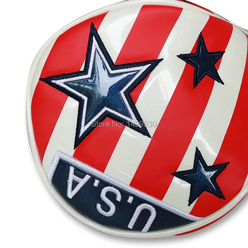 Флаг США Гольф Шлем Драйвер Крышка Головки 460CC подходит M1 M2 R15 SLDR 915D 910D звезды в