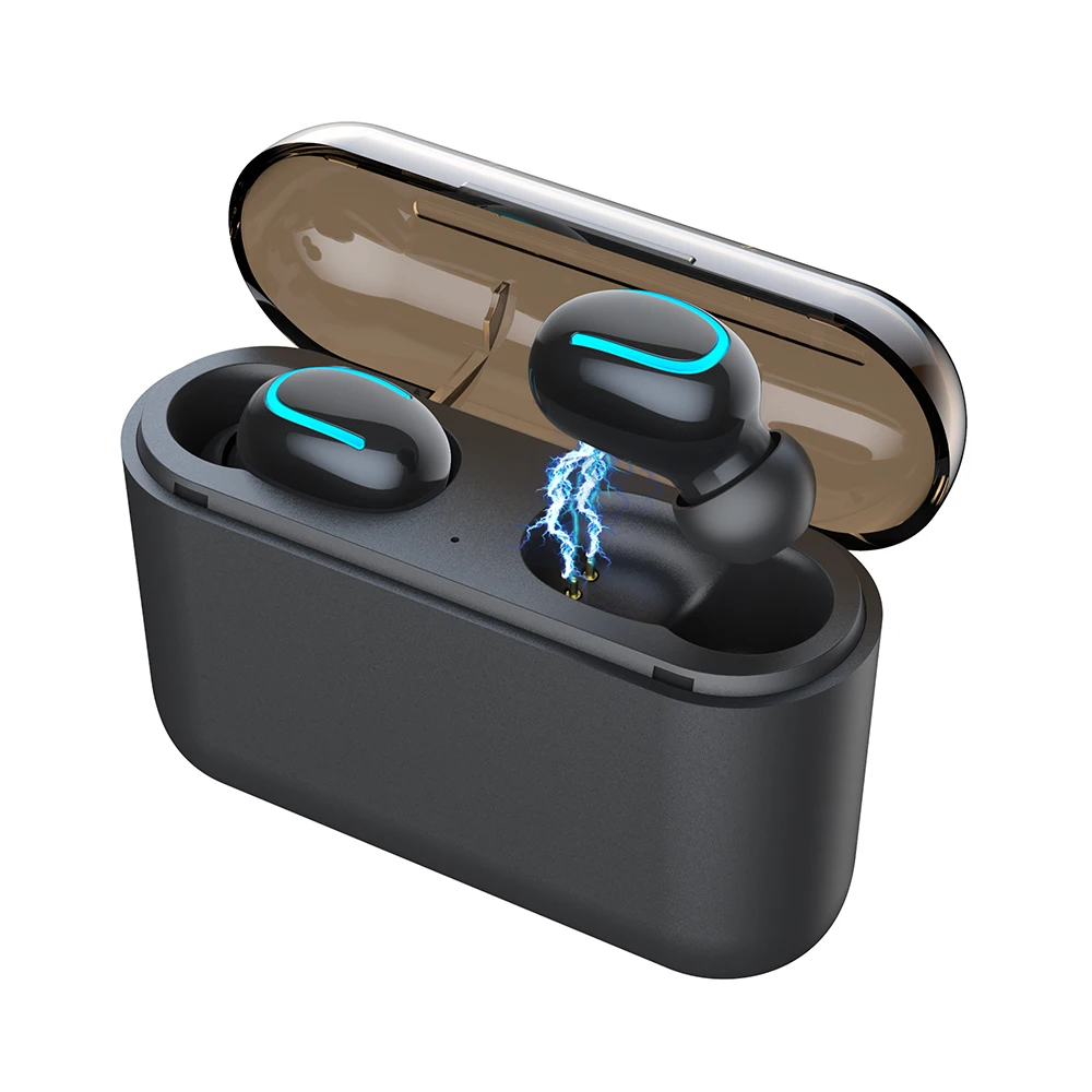 TWS стереонаушники Aimitek с поддержкой Bluetooth 5 0 и зарядным футляром на 1500 мА ·