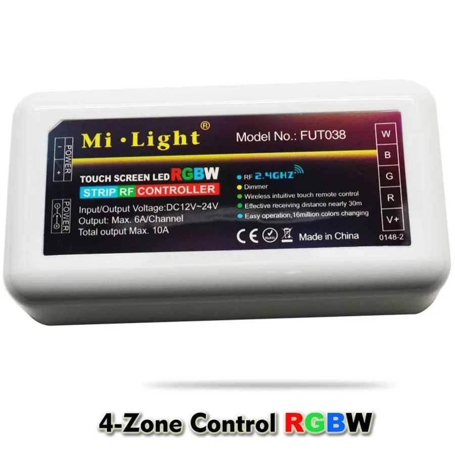 DC12V RGBW SMD5050 светодиодный светильник 4 цвета в 1 светодиодный лента 60 светодиодный s/m+ Mi-light контроллеры+ блок питания для украшения дома