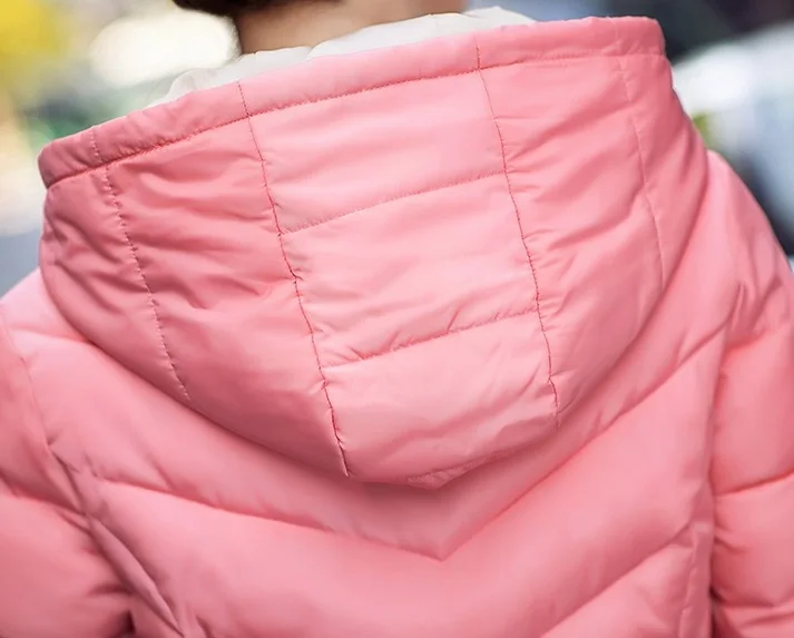 Женская Стеганая куртка из 2017 хлопка короткая тонкая модная стеганая большого