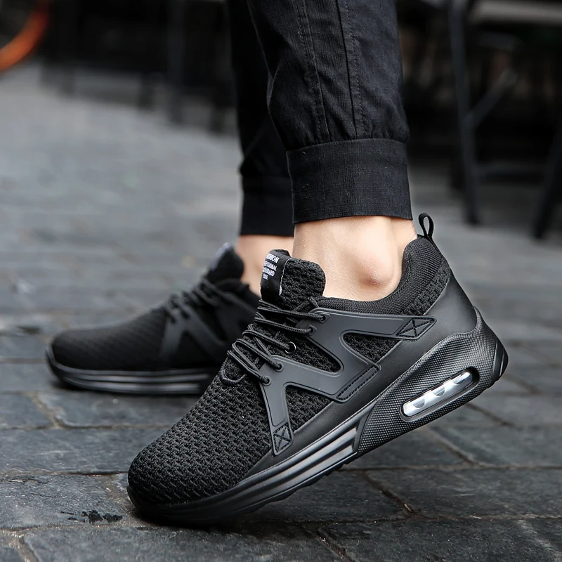 Men Casual Shoes Spring/Autumn Breathable Outdoor Running Air Mesh Sneaker Flat Mens Sports 2019 | Обувь