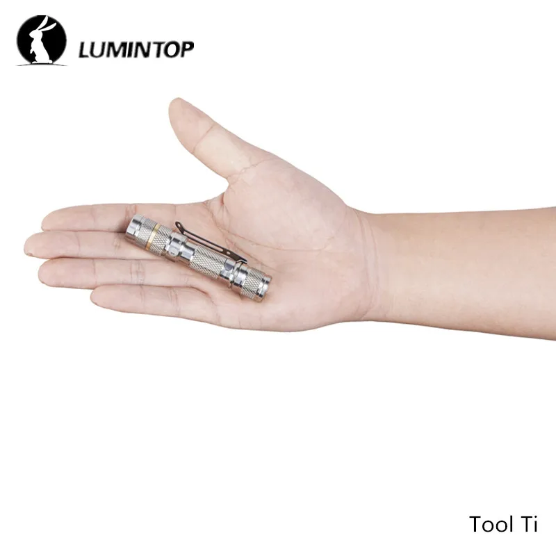 Светящийся инструмент Ti AAA фонарь авиационного класса из титанового сплава для