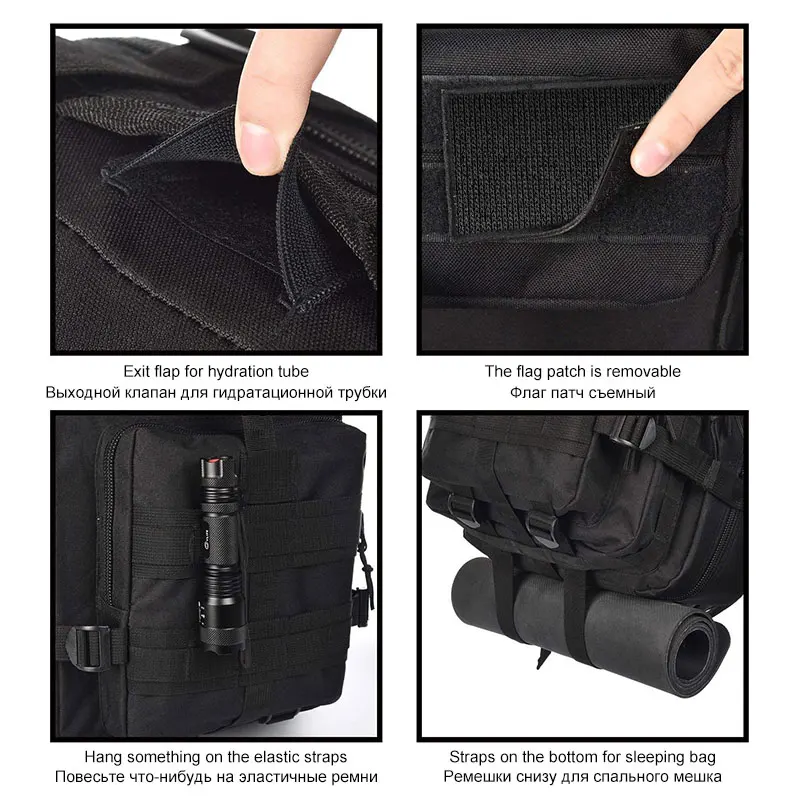 Военный армейский тактический рюкзак 30 л Спортивная уличная сумка для треккинга