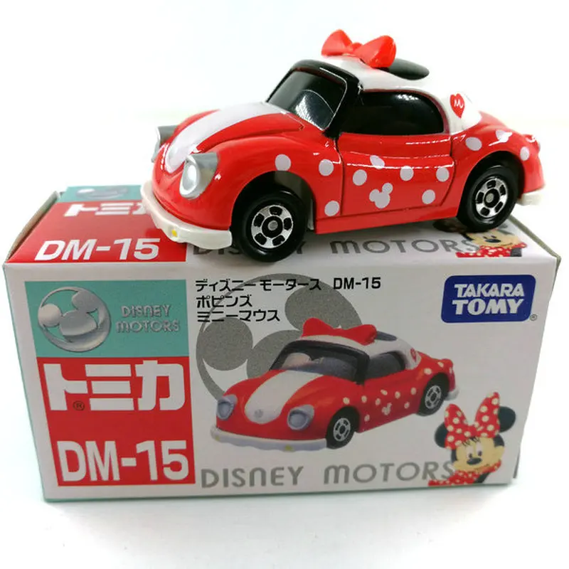 Машинки Takara Tomy с изображением Микки Мауса Эльзы Анны Минни Стич Винни литые