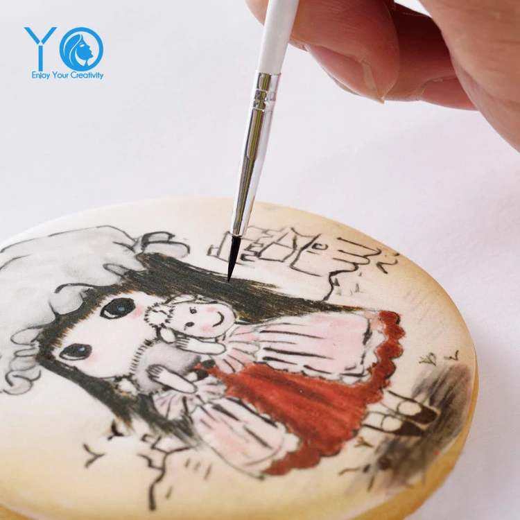 1 шт. инструмент для выпечки ручка ручной росписи печенье кисть краски глазури