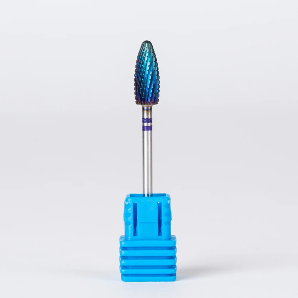 Cleaner 6 Type Blue Steel Tungsten Carbide Nail Drill Bit Rotary Burrs Electric for Manicure Accessories Milling Cutter | Красота и