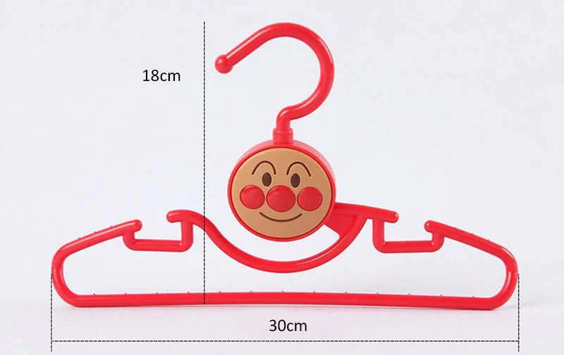 20 Pcs Red Blue Cute Carton Plastic Clothes Hanger Colorful Kids Baby Coats Pcs/ Lot | Дом и сад