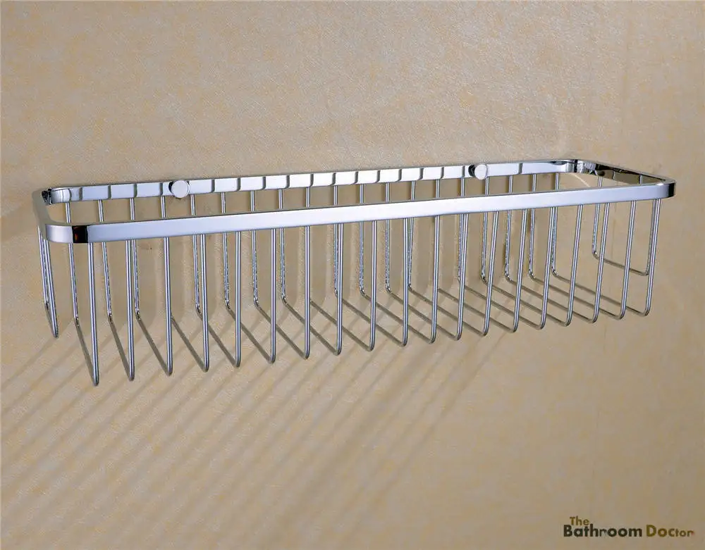 Аксессуары для ванной комнаты настенная корзина из нержавеющей стали душа полки