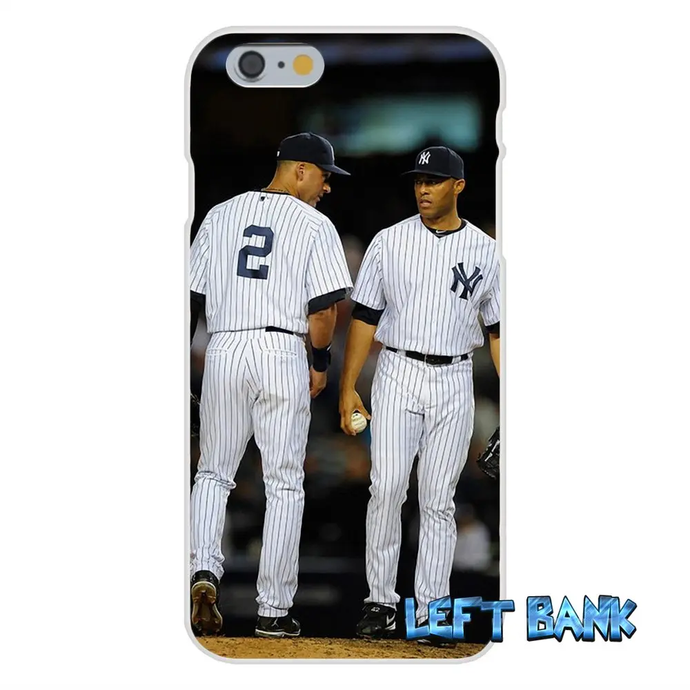 Мягкий силиконовый прозрачный чехол из ТПУ для Samsung Galaxy Note 3 4 5 S4 S5 MINI S6 S7 edge Derek Jeter