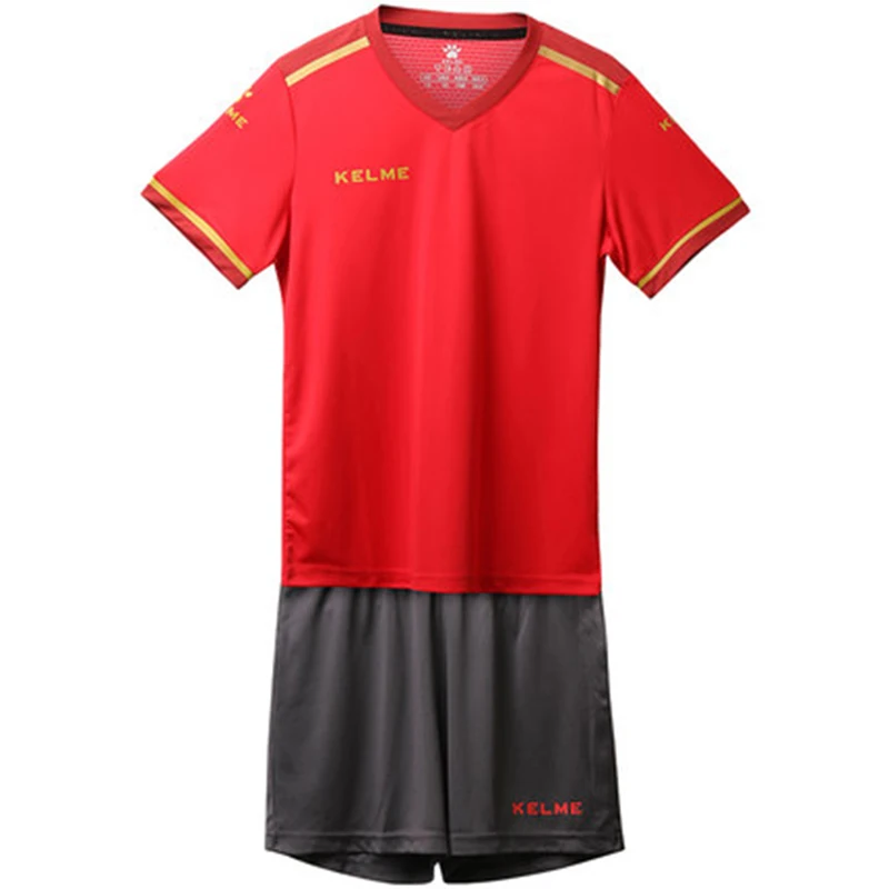 KELME/Детские футбольные комплекты для мальчиков; комплект одежды из 2 предметов; Спортивный костюм для детей; спортивная форма; Survetement; 3873001 - Цвет: Red