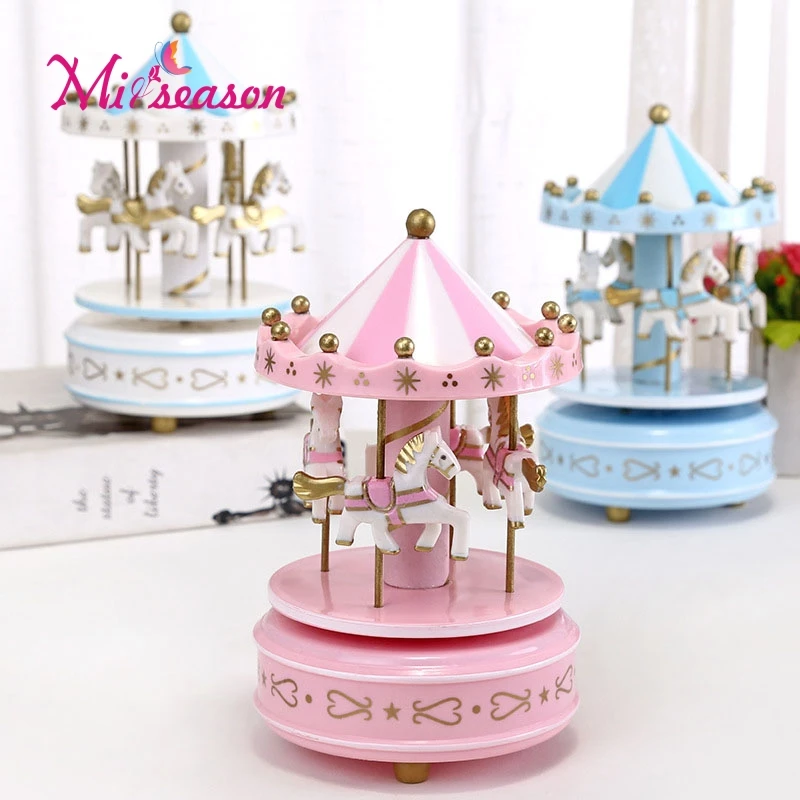 Merry go круглые музыкальные шкатулки Геометрическая музыка украшение детской