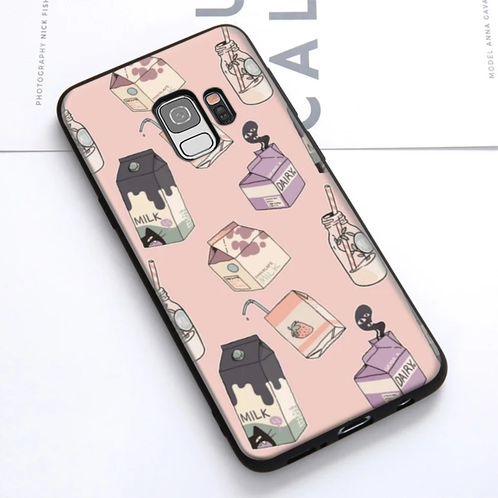 WEBBEDEPP молочный милый розовый мягкий чехол для Samsung Galaxy S10 S10e S9 S8 Plus S7 S6 Edge &amp J6 2018 Note