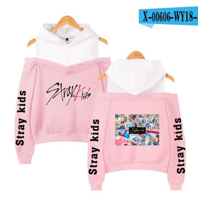 Harajuku корейский стиль KPOP Straykids защищает детей альбом женские толстовки с длинным