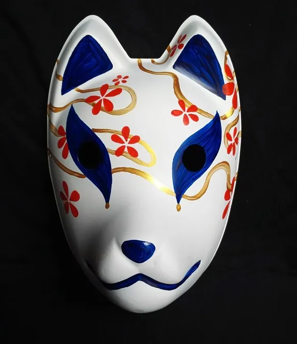 mask 12 Hotarubi No Mori E, ручная роспись, маска в лес пожарных, светильник в японском стиле, косплей, ПВХ пластик, лиса, маска на все лицо - Цвет: mask 12